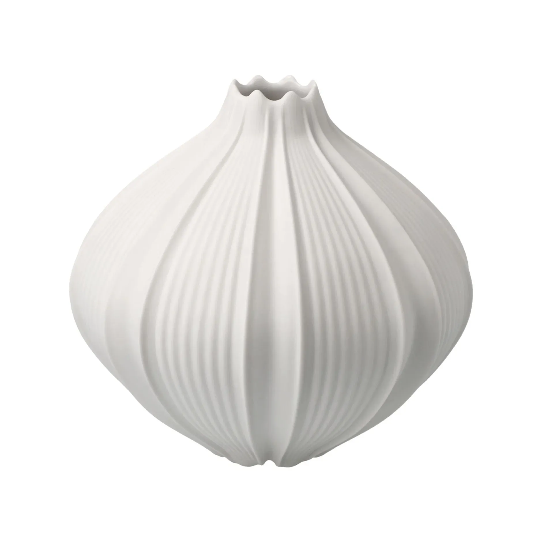 Porzellan Vase 'Silk Pod' von Goebel 12,5x12x12,5cm