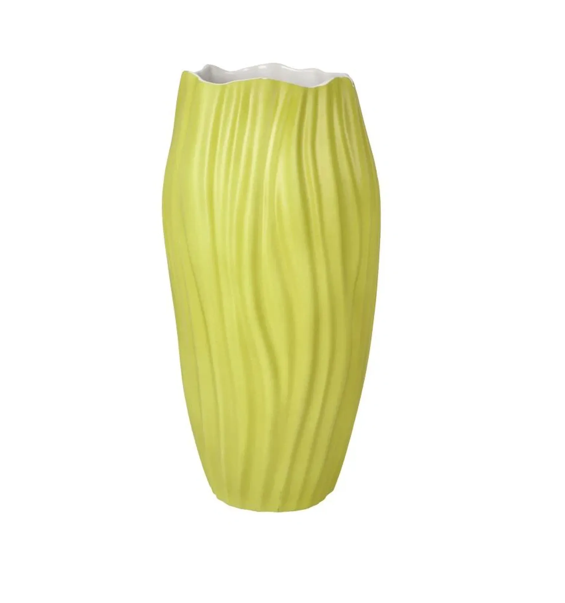 Porzellan Vase 'Textured Lime' von Goebel 15,5x30x15,5cm