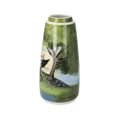 Porzellan Vase 'Walk in the Green' von Rosina Wachtmeister 9x18,5x9cm