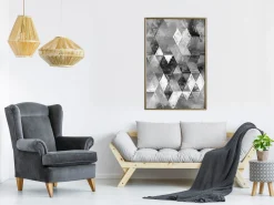 Poster 'Abstract Diamonds'