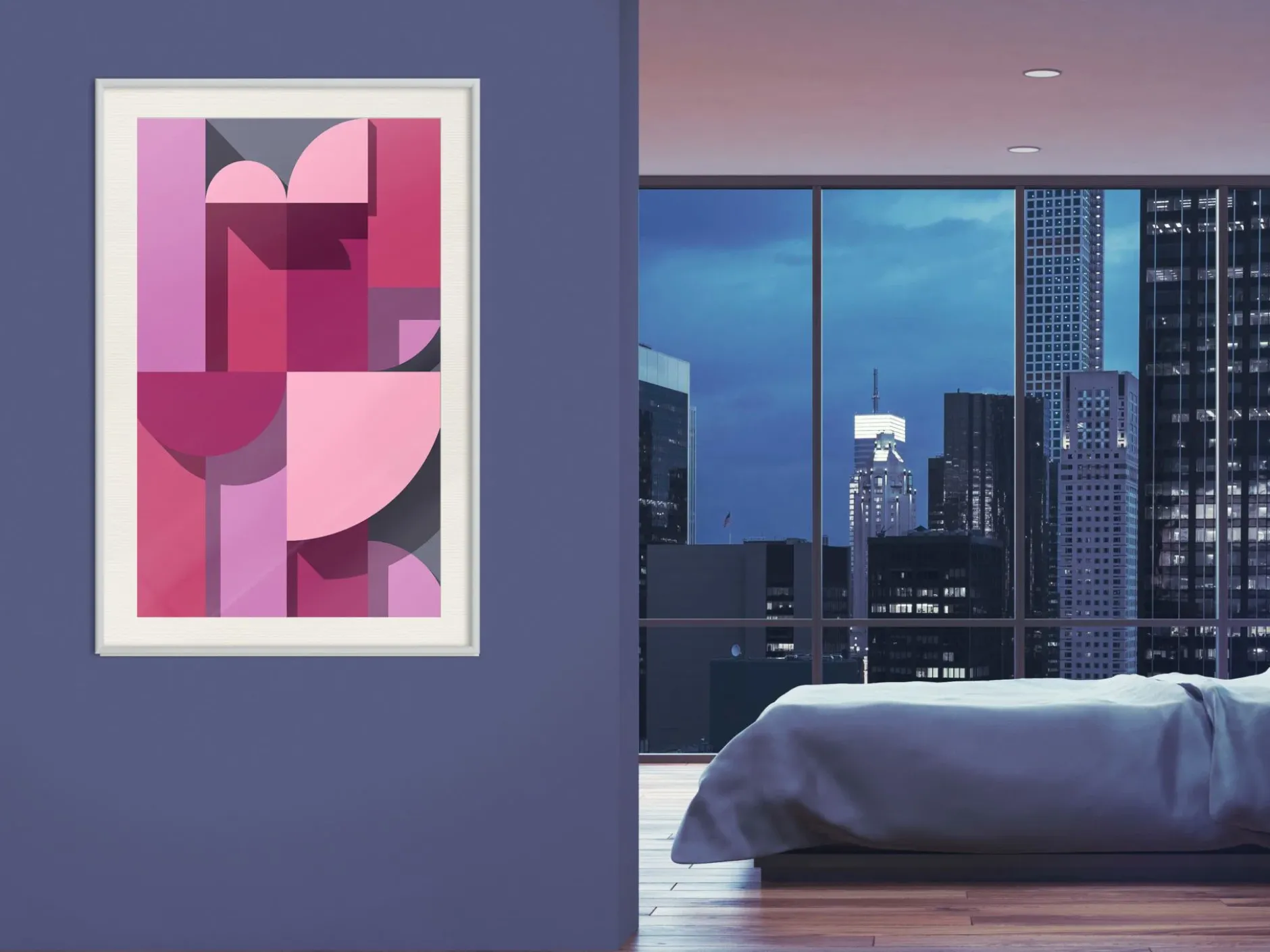 Poster 'Abstract Home'