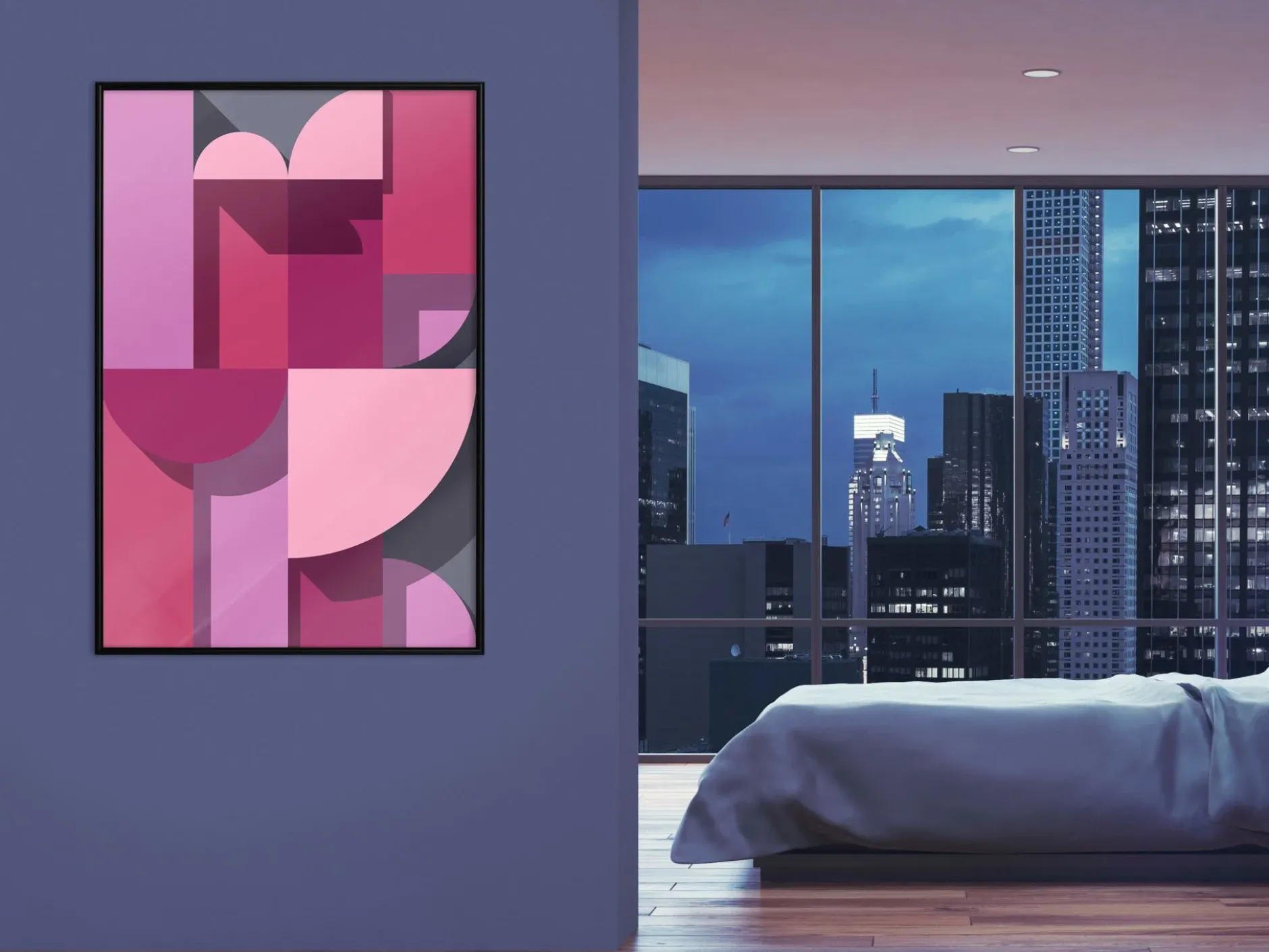 Poster 'Abstract Home'