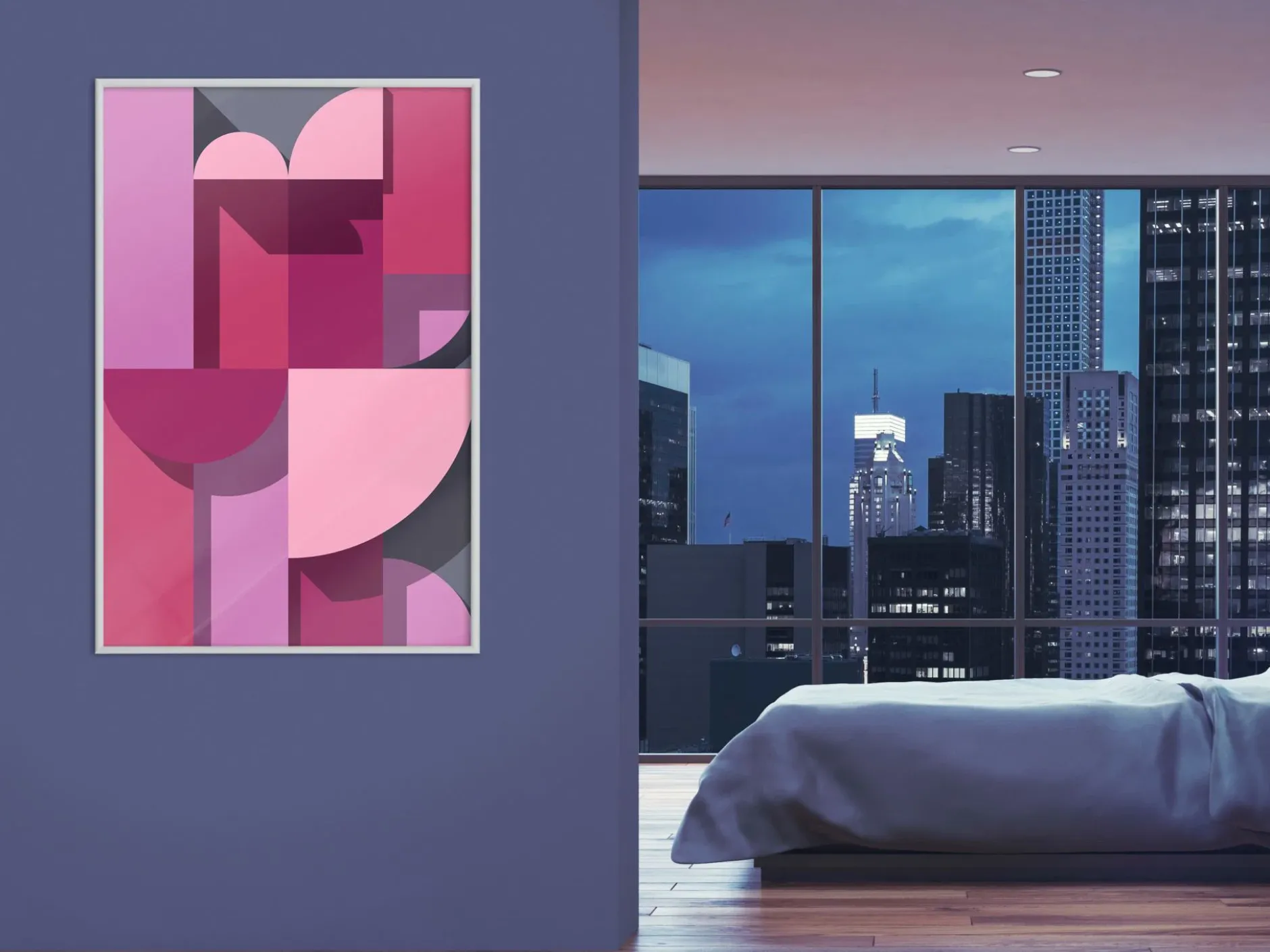 Poster 'Abstract Home'
