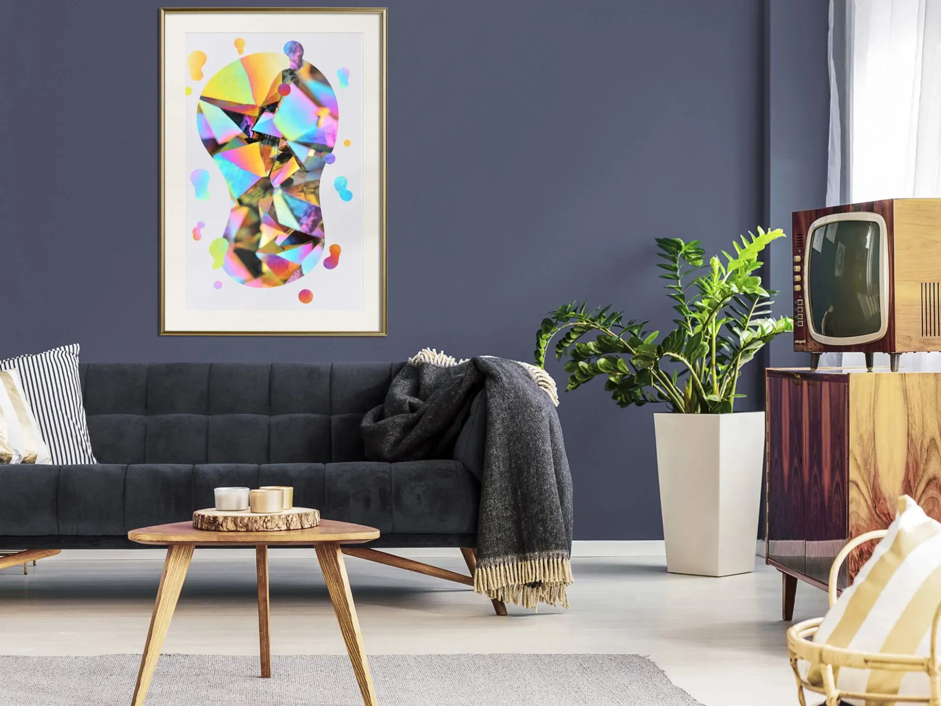 Poster 'Abstract Light Bulb'