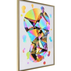 Poster 'Abstract Light Bulb'