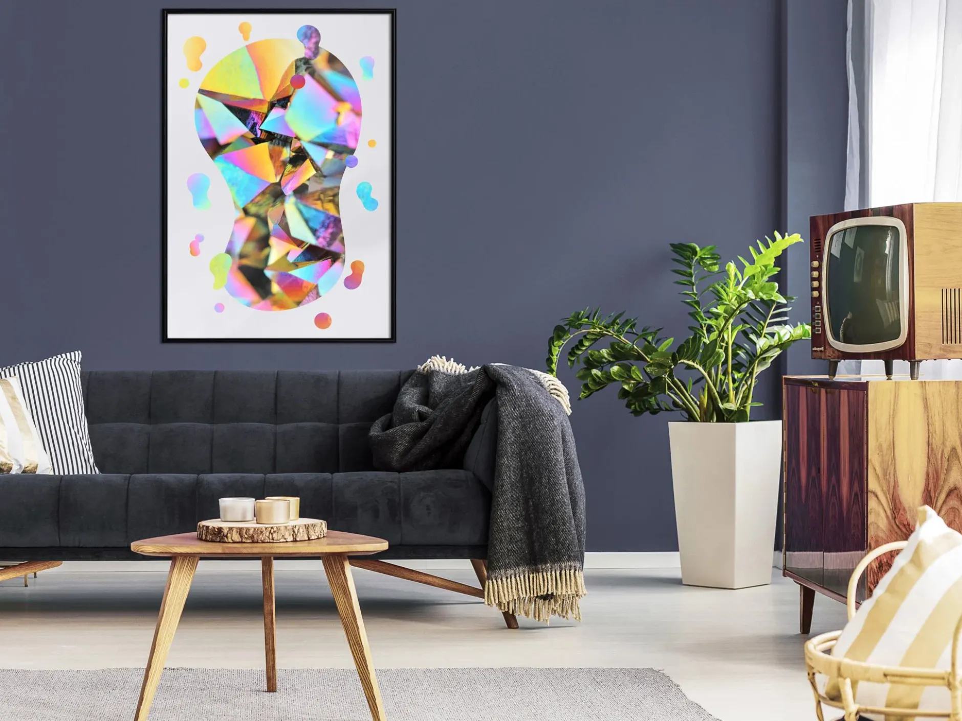 Poster 'Abstract Light Bulb'