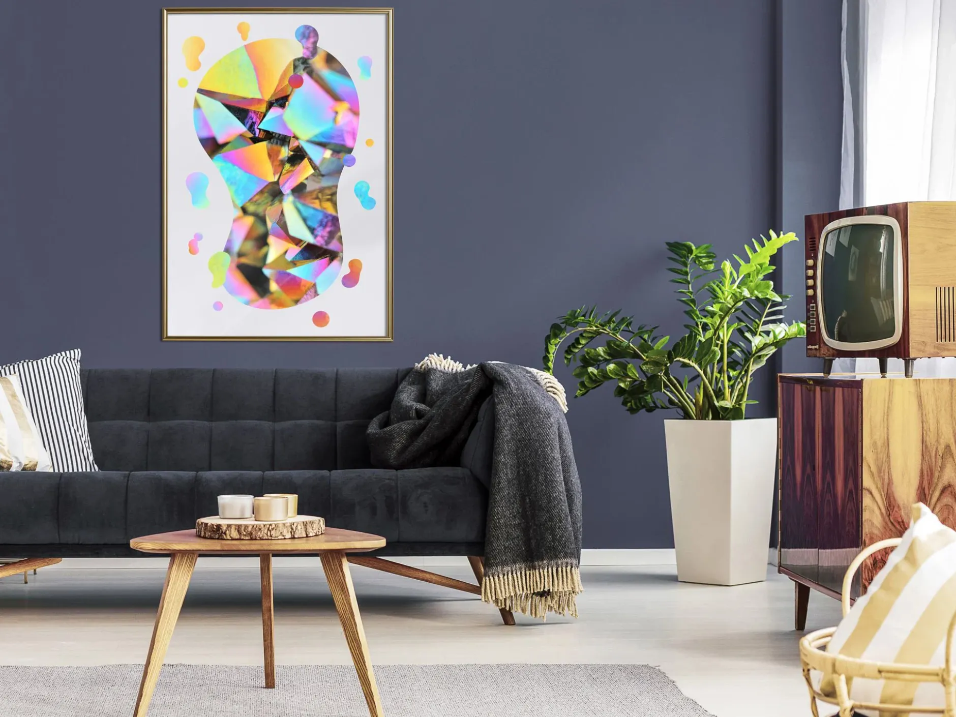 Poster 'Abstract Light Bulb'