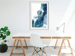 Poster 'Acrylic Pouring I'