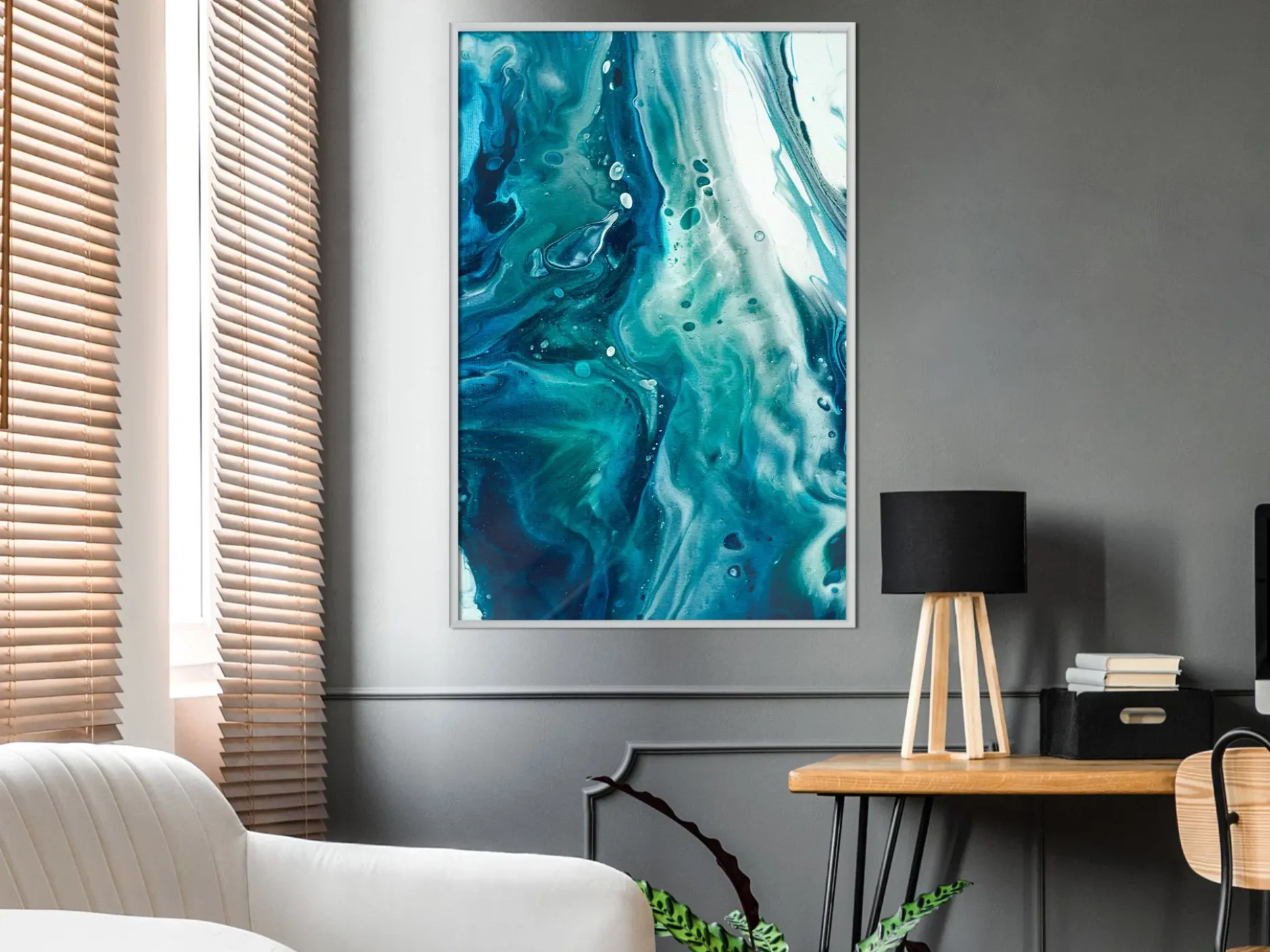 Poster 'Acrylic Pouring II'
