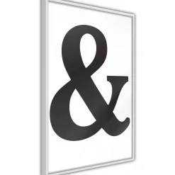 Poster 'Ampersand (Black)'