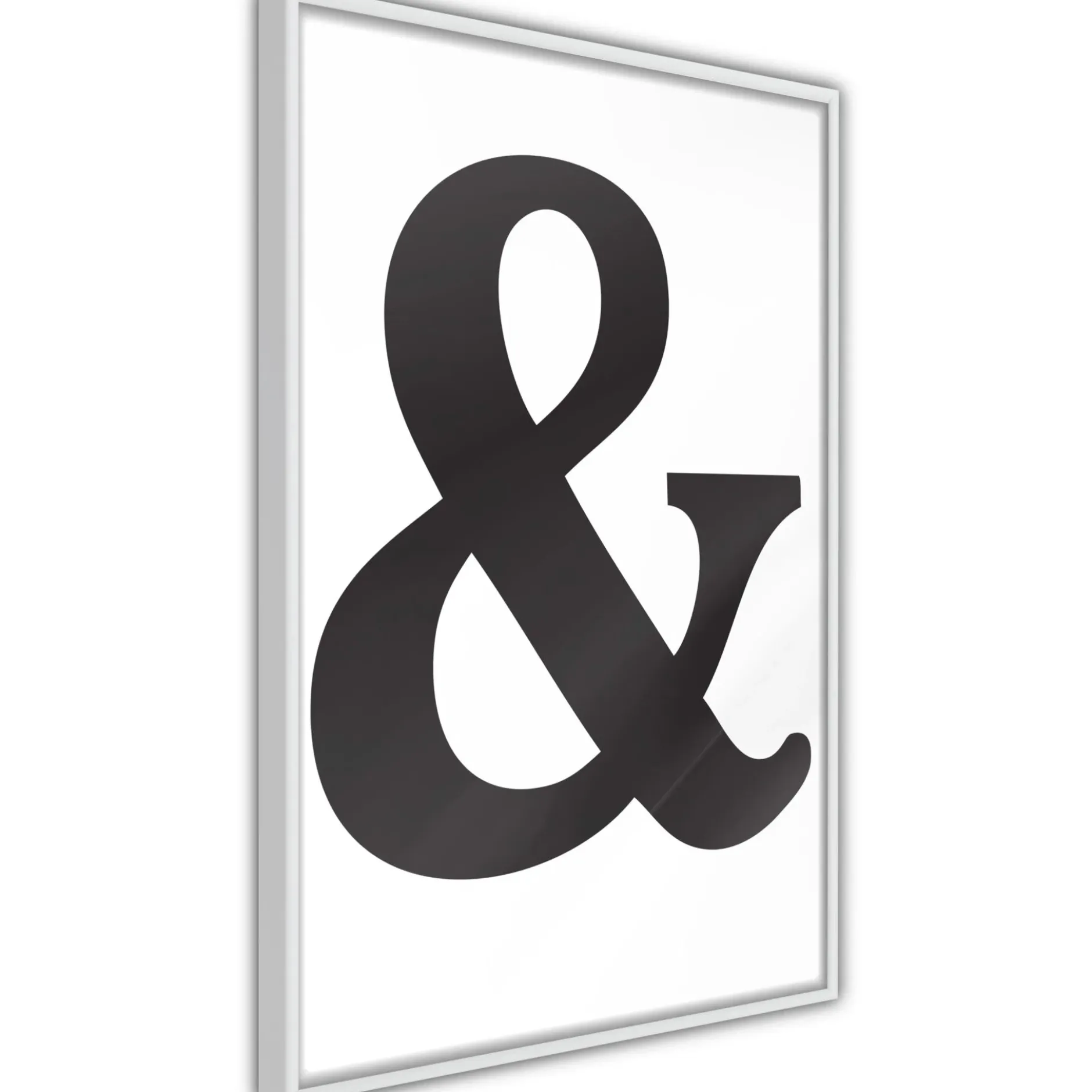 Poster 'Ampersand (Black)'