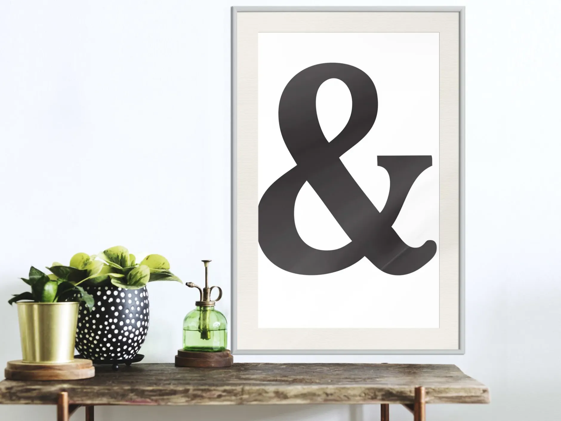 Poster 'Ampersand (Black)'