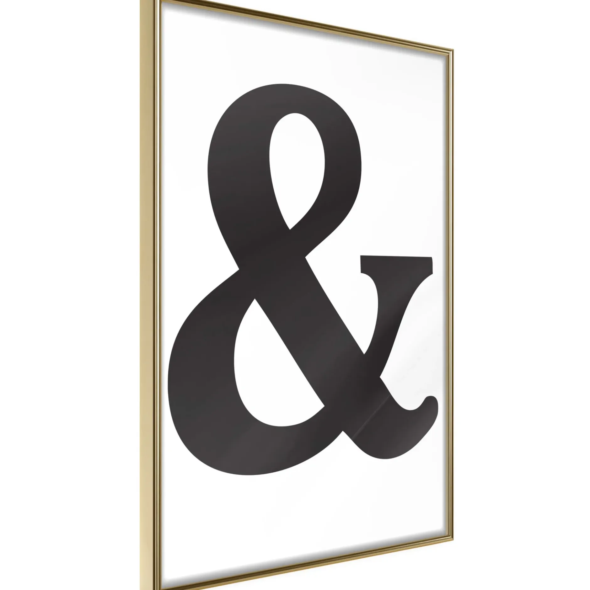 Poster 'Ampersand (Black)'