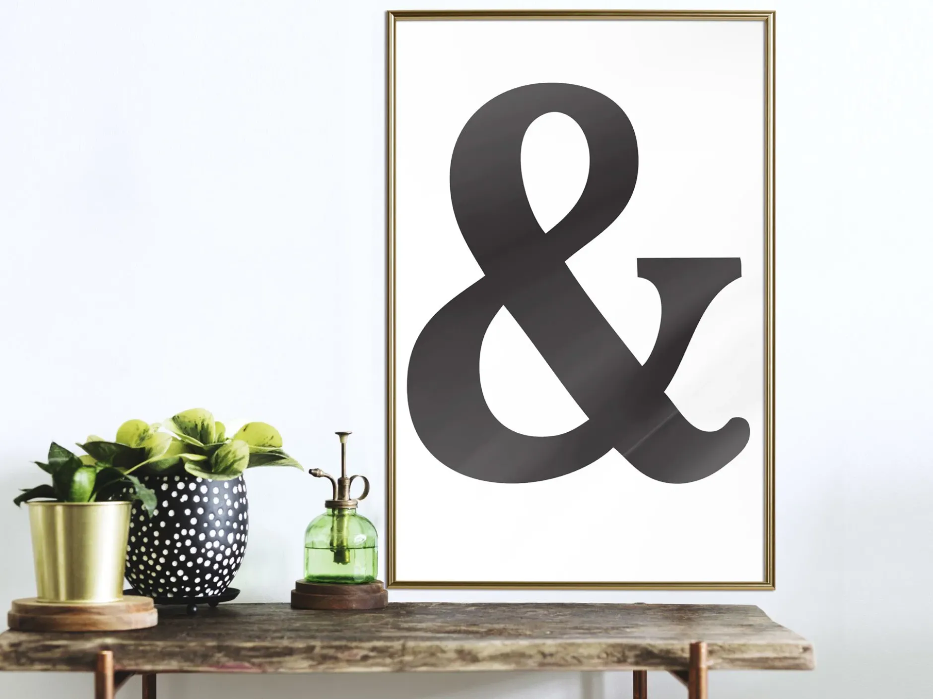 Poster 'Ampersand (Black)'