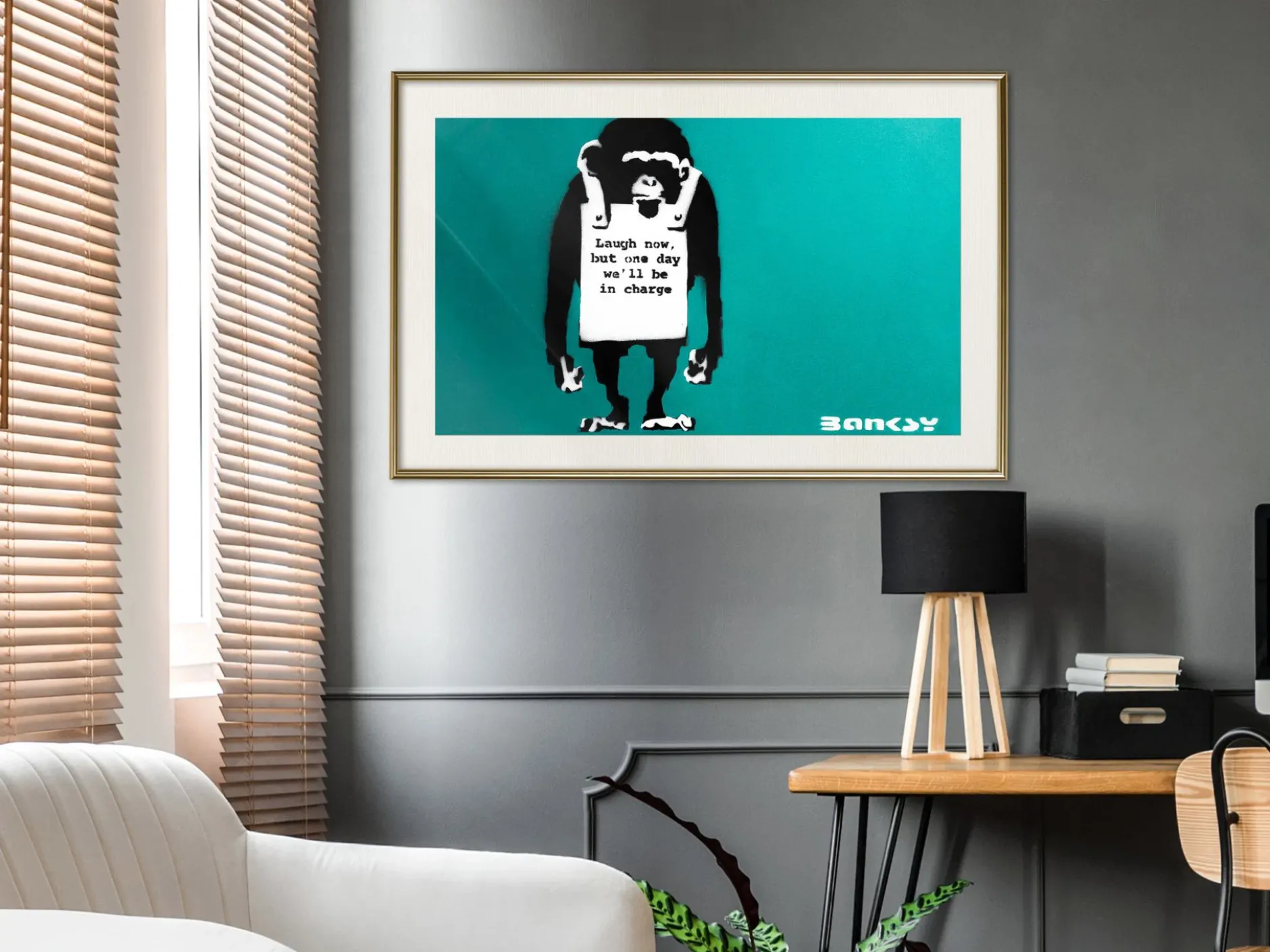 Poster 'Angry Monkey'
