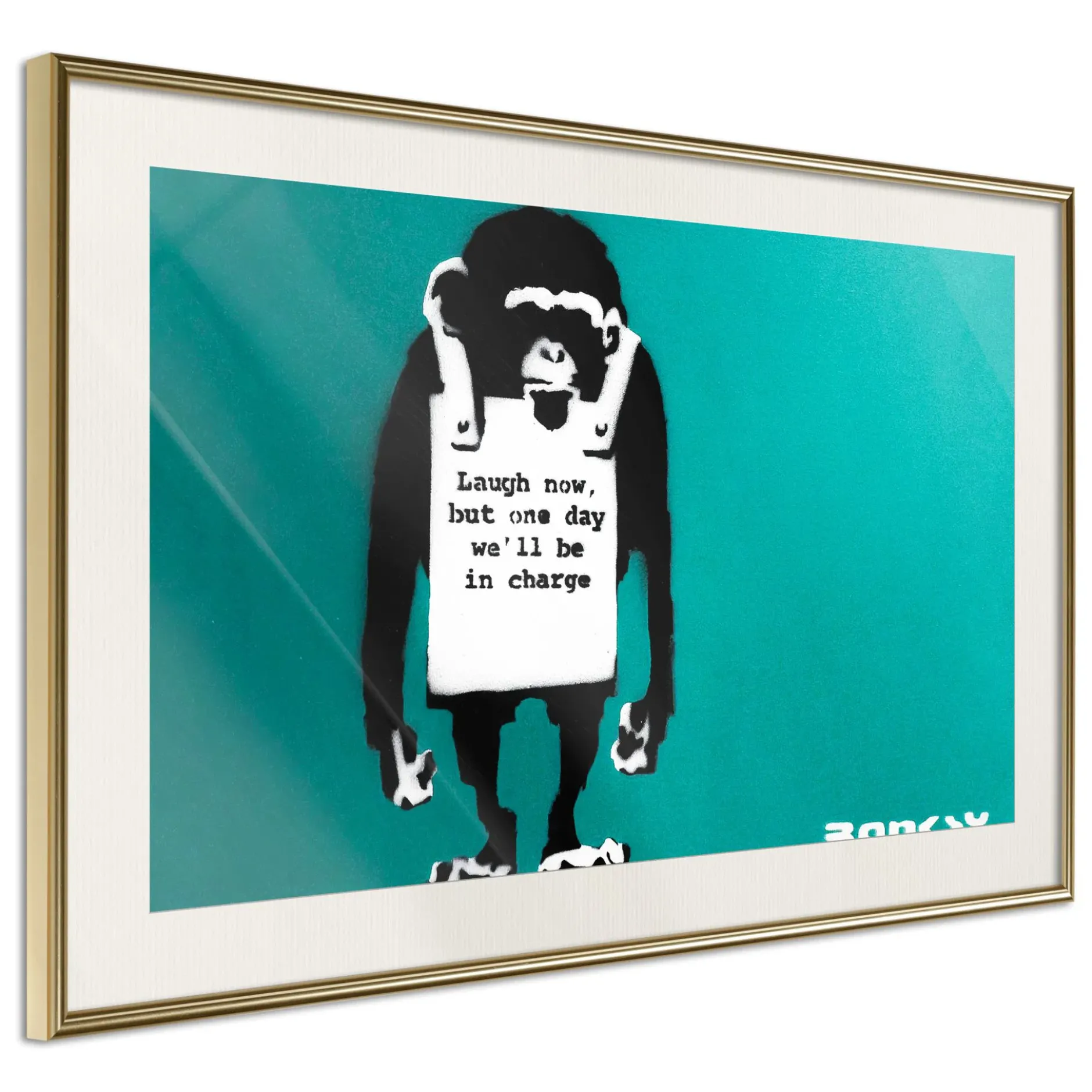 Poster 'Angry Monkey'
