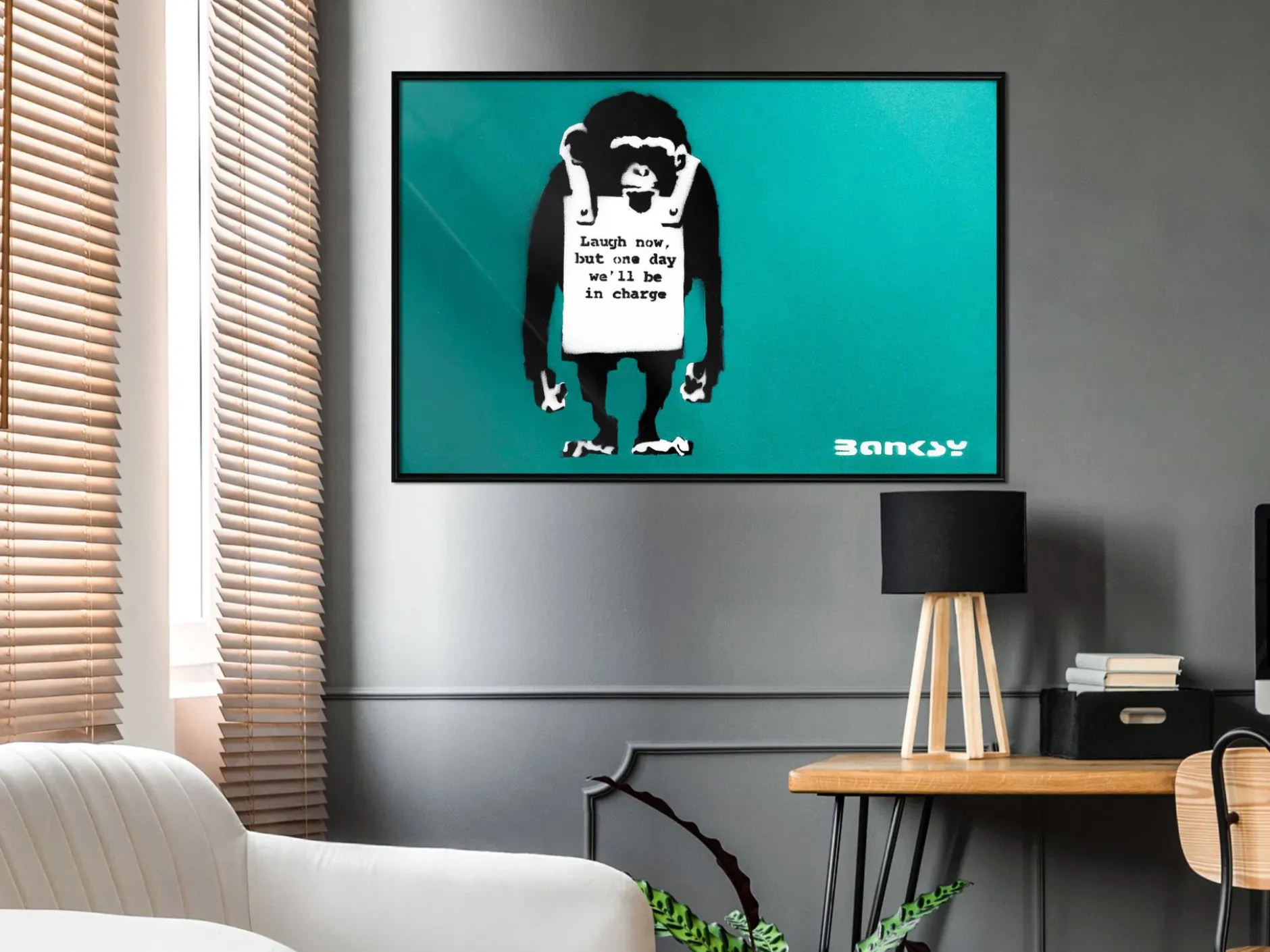 Poster 'Angry Monkey'