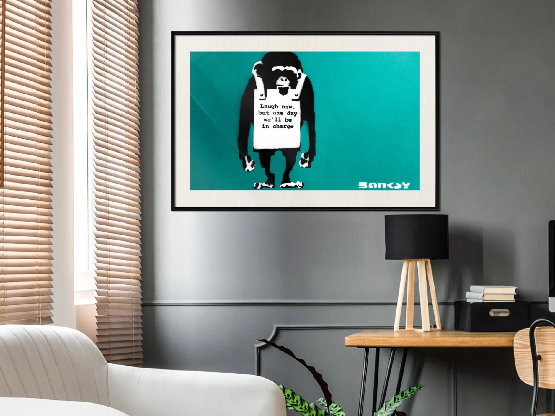 Poster 'Angry Monkey'