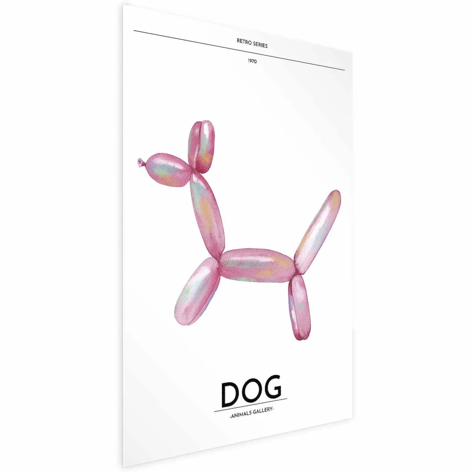 Poster 'Balloon Dog - Retro Color'