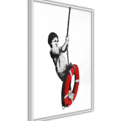 Poster 'Banksy: Boy on Rope'