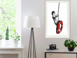 Poster 'Banksy: Boy on Rope'