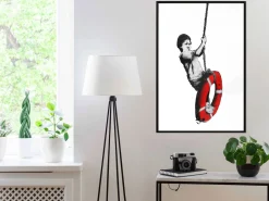 Poster 'Banksy: Boy on Rope'