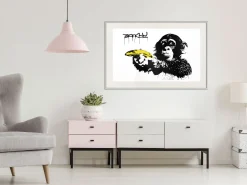 Poster 'Banksy: Monkey with Banana'