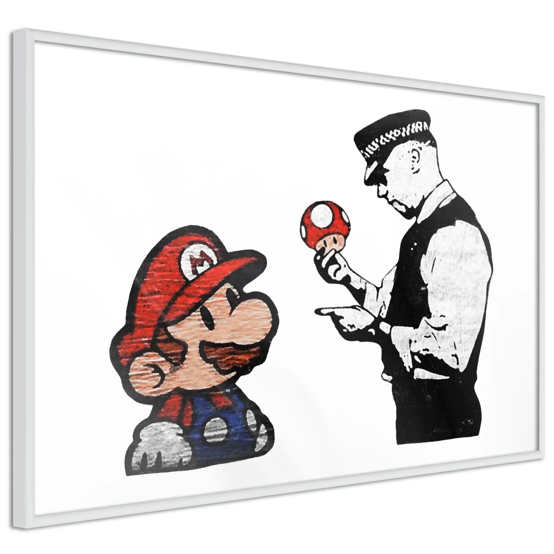 Poster 'Banksy: Mushroom Picker'