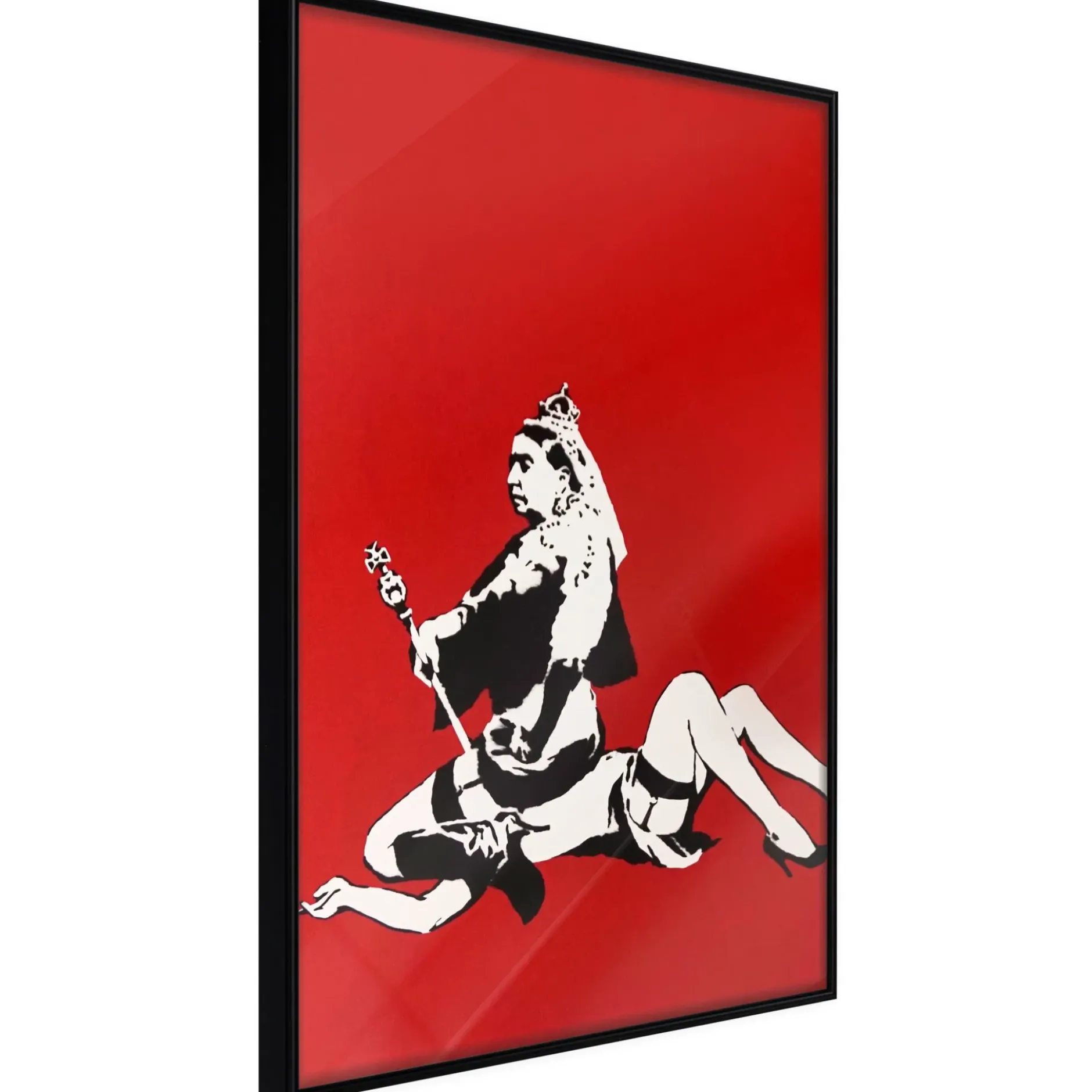 Poster 'Banksy: Queen Victoria'