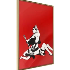 Poster 'Banksy: Queen Victoria'