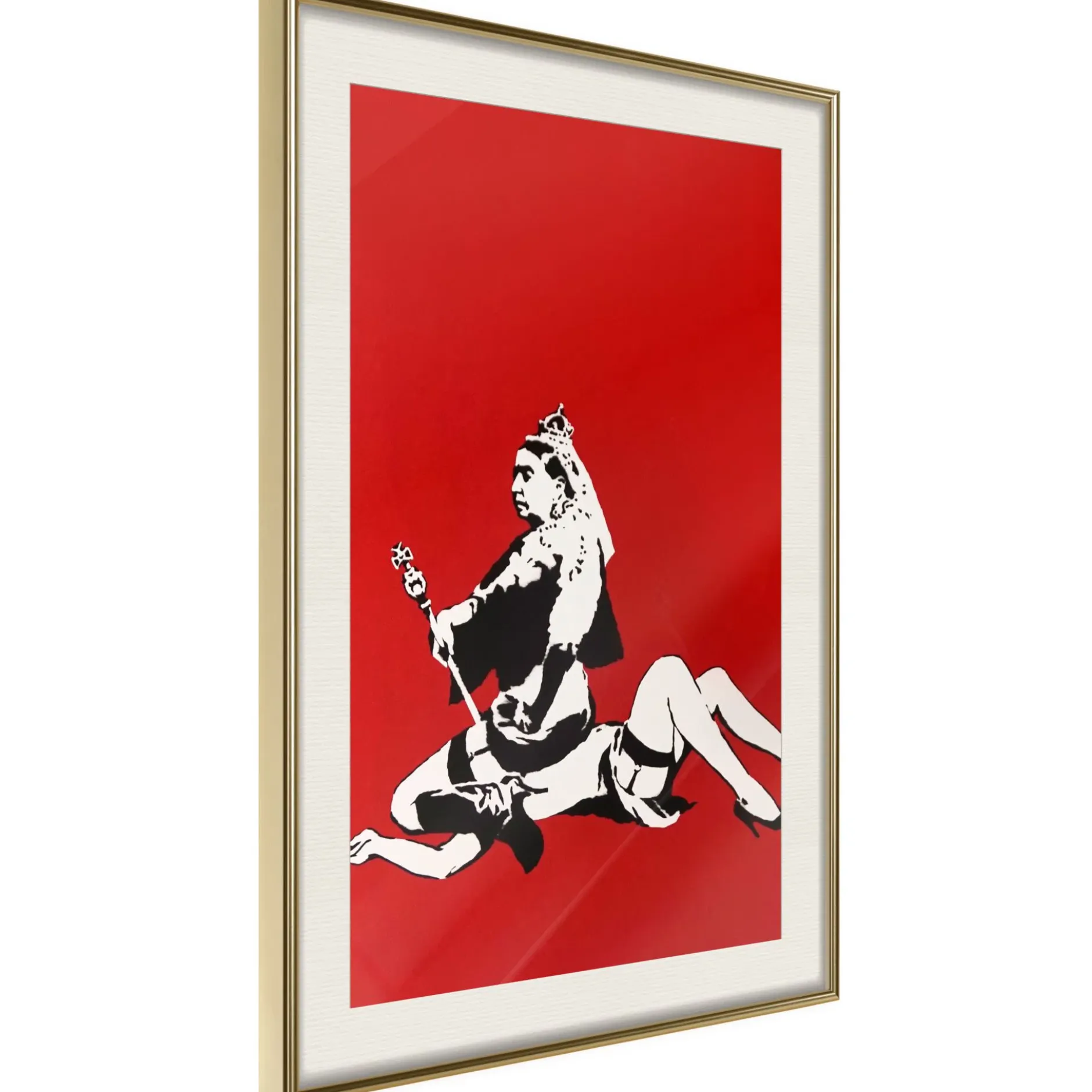 Poster 'Banksy: Queen Victoria'