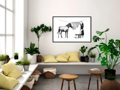 Poster 'Banksy: Washing Zebra'