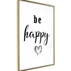 Poster 'Be Happy'