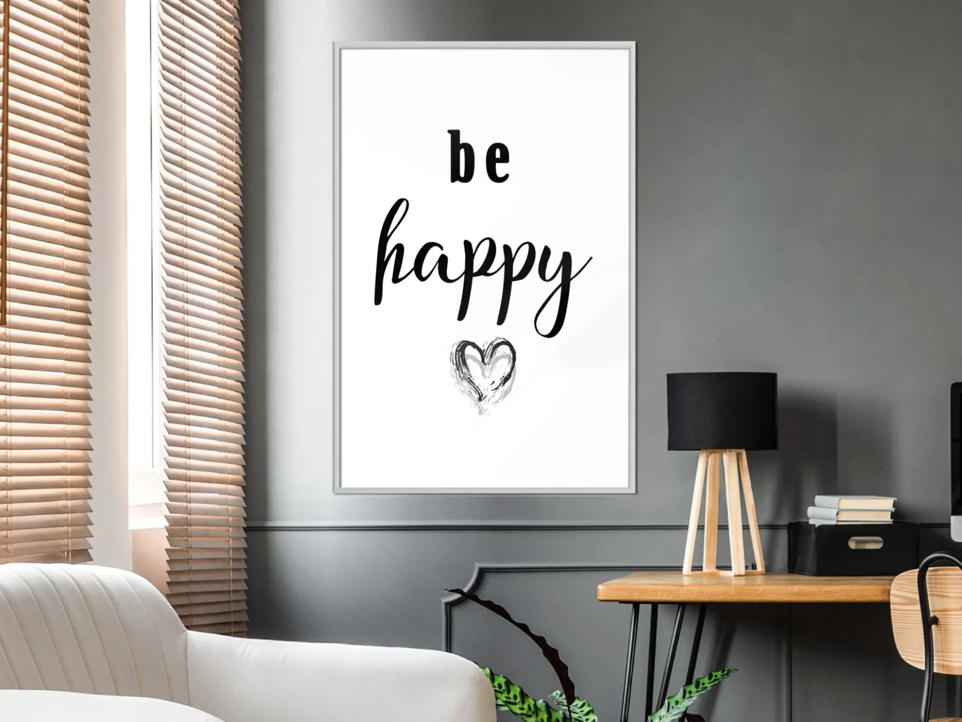 Poster 'Be Happy'