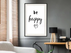 Poster 'Be Happy'