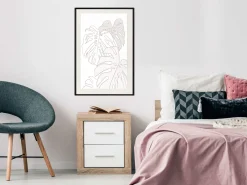 Poster 'Beige Leaves'