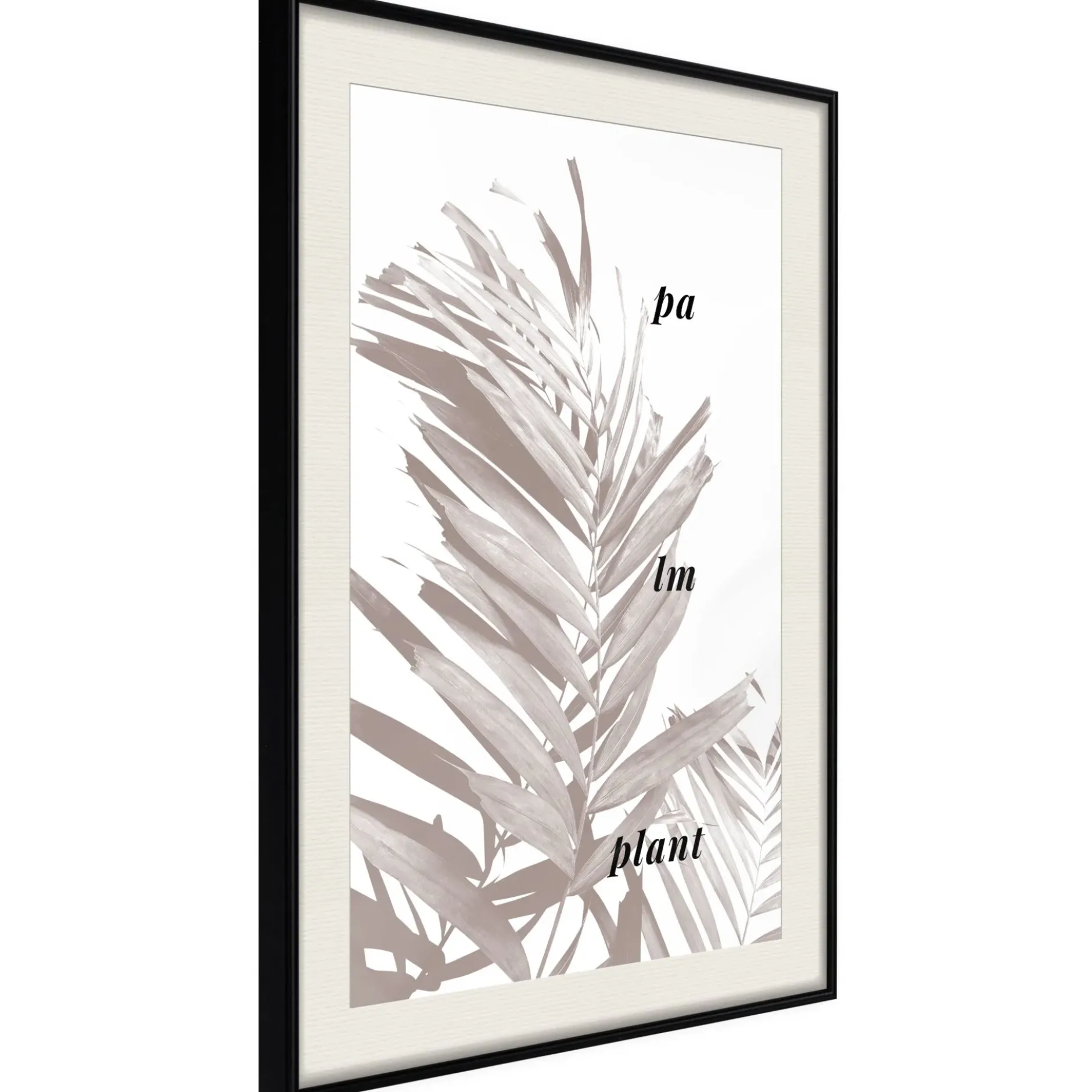 Poster 'Beige Palm'