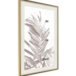 Poster 'Beige Palm'