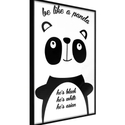 Poster 'Be Like a Panda'