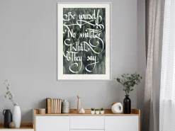 Poster 'Be Yourself'