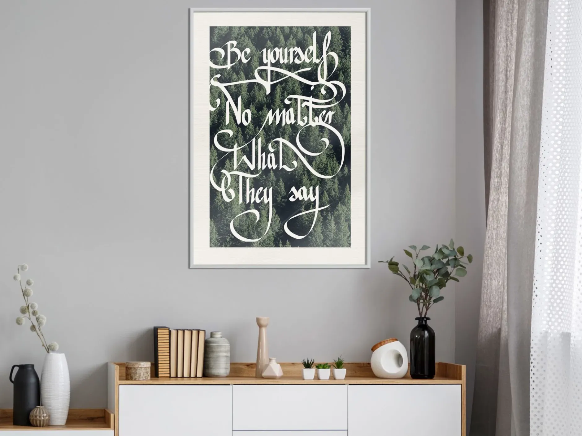 Poster 'Be Yourself'