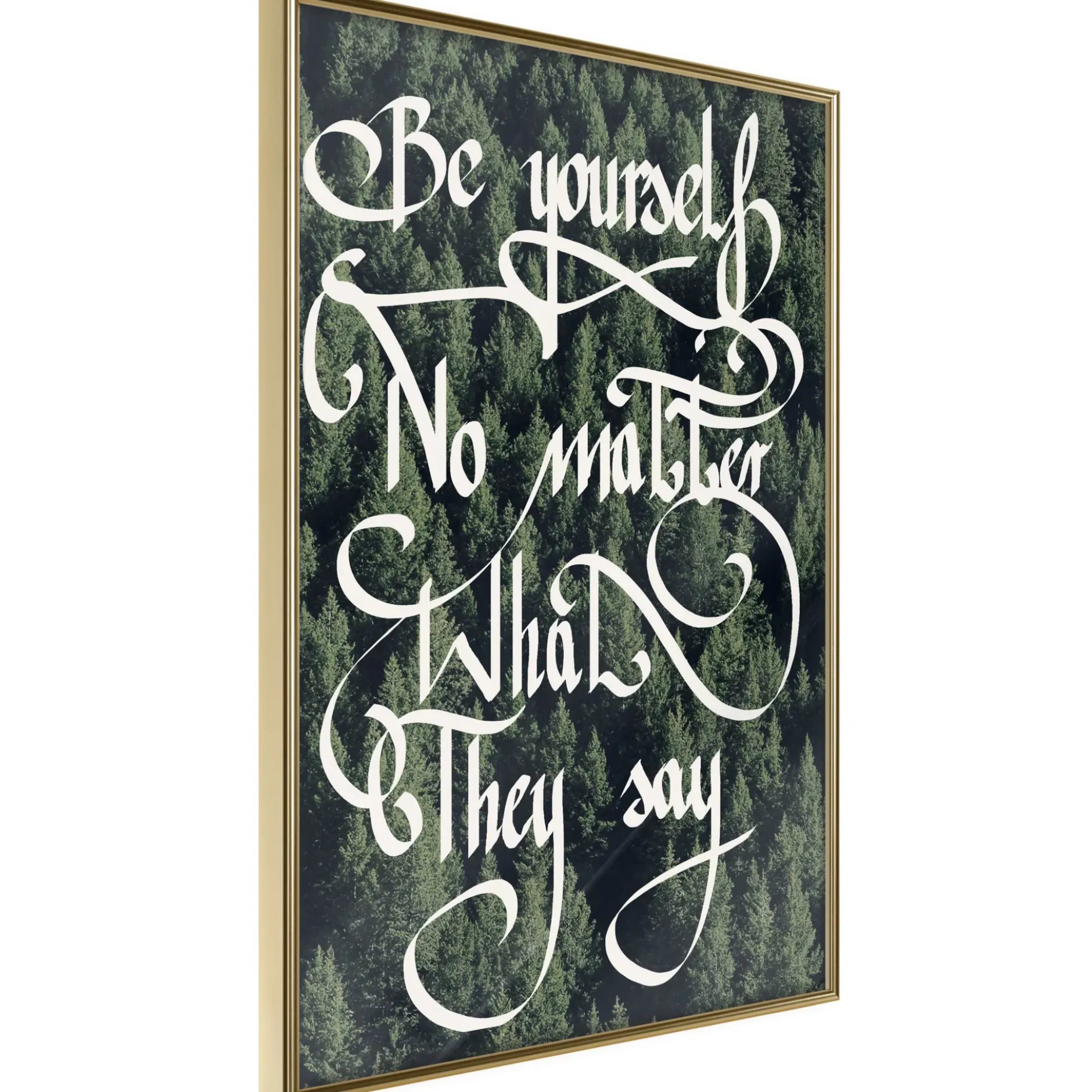 Poster 'Be Yourself'