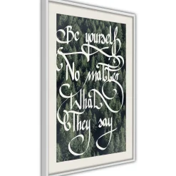Poster 'Be Yourself'