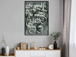 Poster 'Be Yourself'