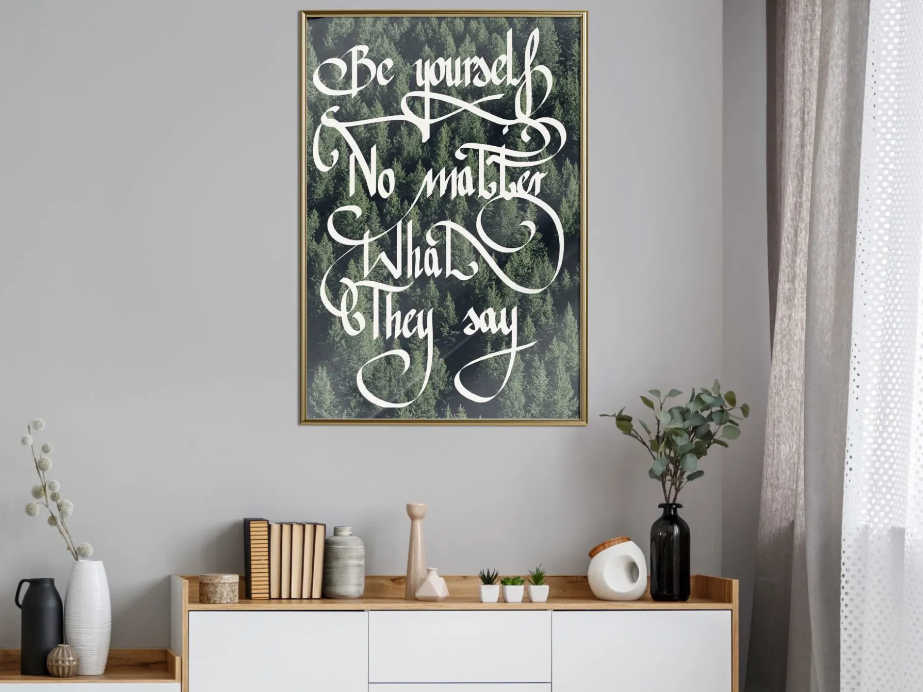 Poster 'Be Yourself'