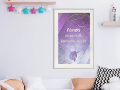 Poster 'Be Yourself or a Unicorn'