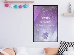 Poster 'Be Yourself or a Unicorn'