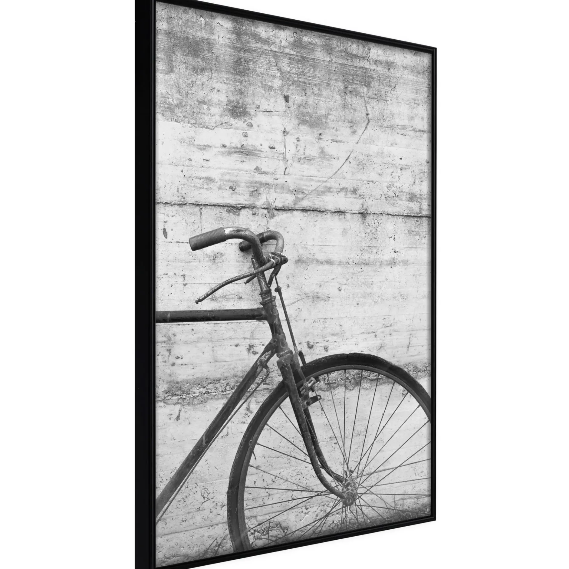 Poster 'Bicycle Leaning Against the Wall'