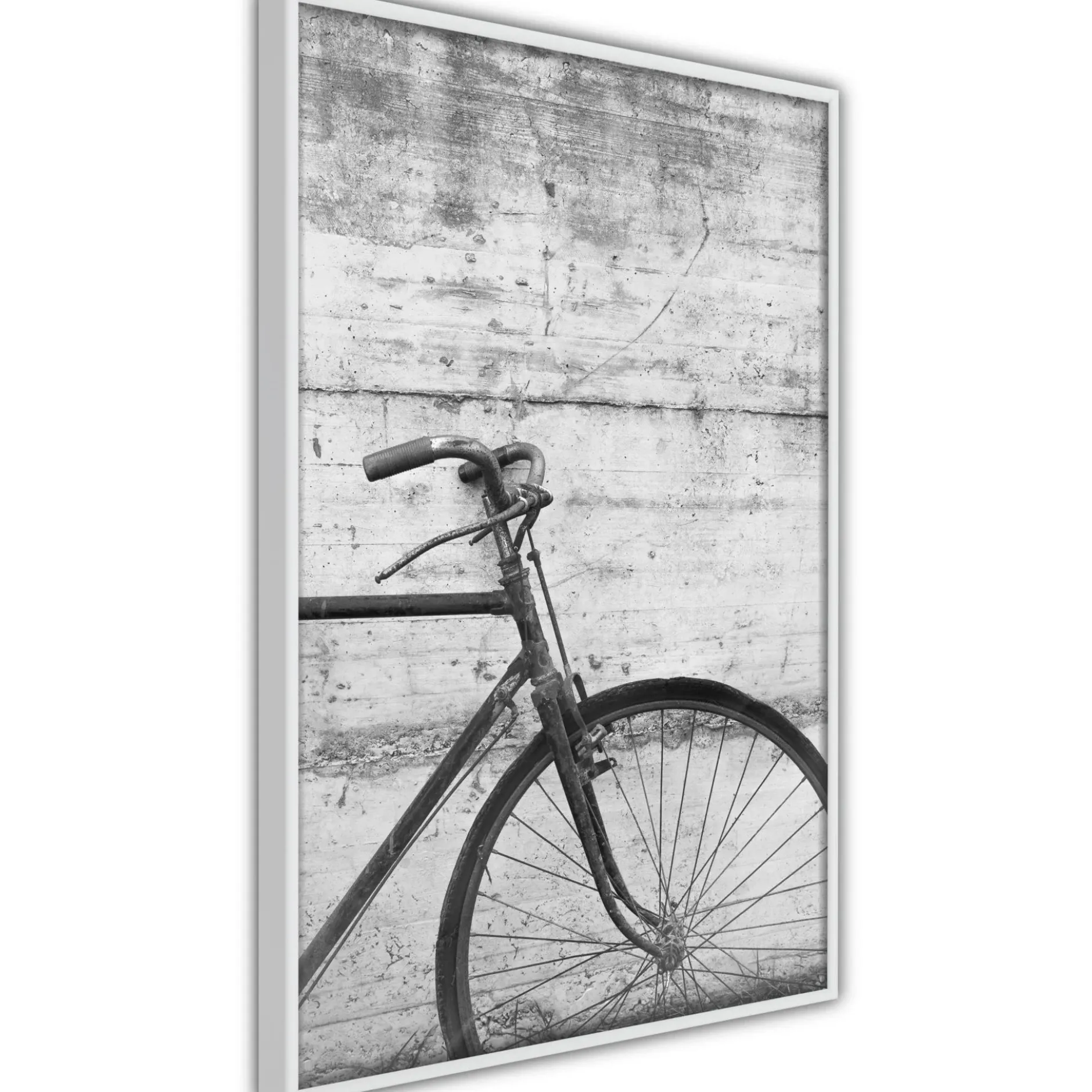 Poster 'Bicycle Leaning Against the Wall'