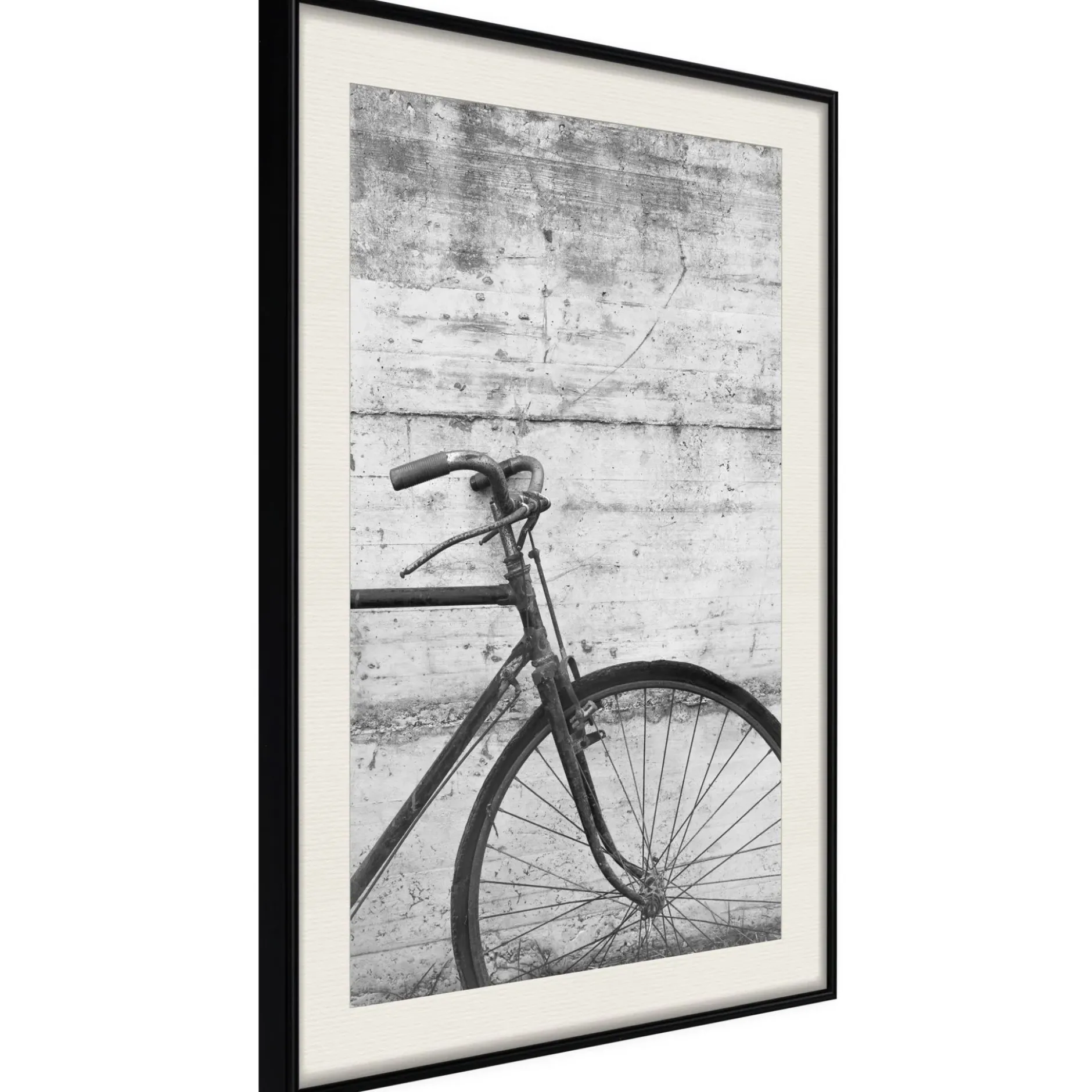 Poster 'Bicycle Leaning Against the Wall'